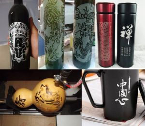 昆明富民县酒瓶葫芦工艺品激光雕刻机